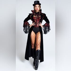 NEW Roma Lusty Lace Sexy Vampire Costume Size Medium
